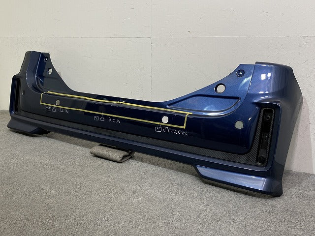 スペーシア カスタム MK53S 純正 リア バンパー 71811-79R5/79R6 インディゴブルーメタリック2 WAL スズキ(146857)