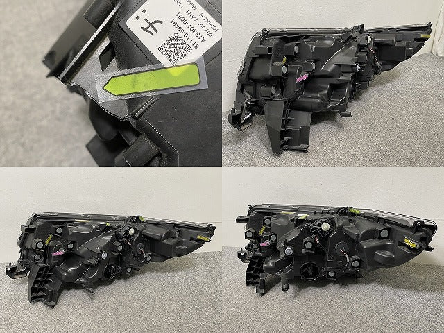 ジャンク!アルファード 30系/AGH30W/AGH35W/GGH30W/GGH35W/AYH30W 純正 後期 右 ヘッドライト/ランプ レベライザーLED 58-89(146891)