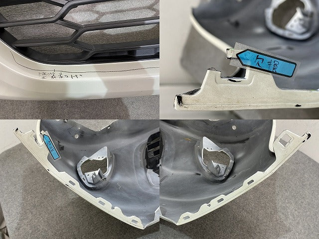 マーチ K13/NK13 純正 後期 フロント バンパー 62022 3HM0A ホワイトパール(3コートパール) QX1 日産(146892)