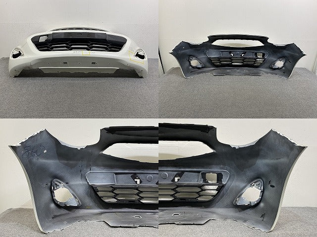 マーチ K13/NK13 純正 後期 フロント バンパー 62022 3HM0A ホワイトパール(3コートパール) QX1 日産(146892)