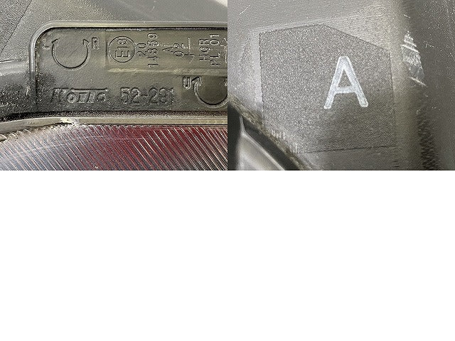 アクア/AQUA NHP10 純正 中期 右 ヘッドライト/ランプ レベライザーハロゲン 刻印A KOITO 52-291 81110-52K40 トヨタ(146893)