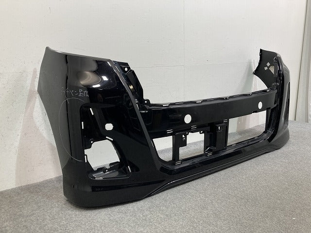 デイズ ルークス B21A 純正 後期 フロント バンパー 6400H424ZZ ブラックパール CAN 日産(146895)