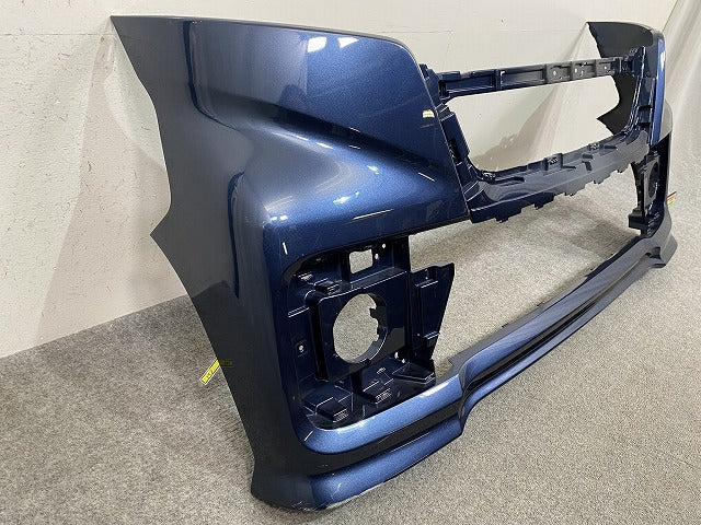 スペーシア カスタム MK53S 純正 フロント バンパー 71711 79R5 インディゴブルーメタリック2 WAL スズキ(146903)