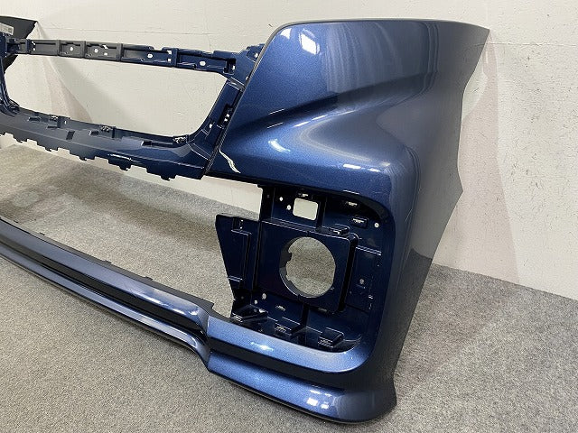 スペーシア カスタム MK53S 純正 フロント バンパー 71711 79R5 インディゴブルーメタリック2 WAL スズキ(146903)