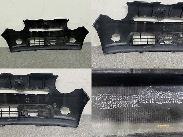 ミラ ココア L675S/L685S 純正 フロント バンパー 52119-B2780/B2860 ブラックマイカメタリック X07 ダイハツ(146906)