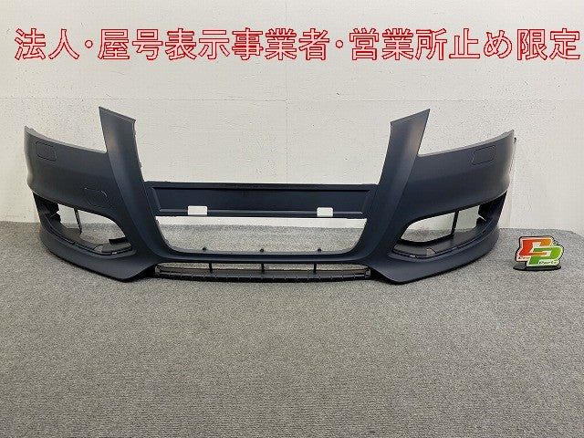 新品!A3 8P系 純正 フロント バンパー 8P0 807 437 T 未塗装 アウディ(146933)