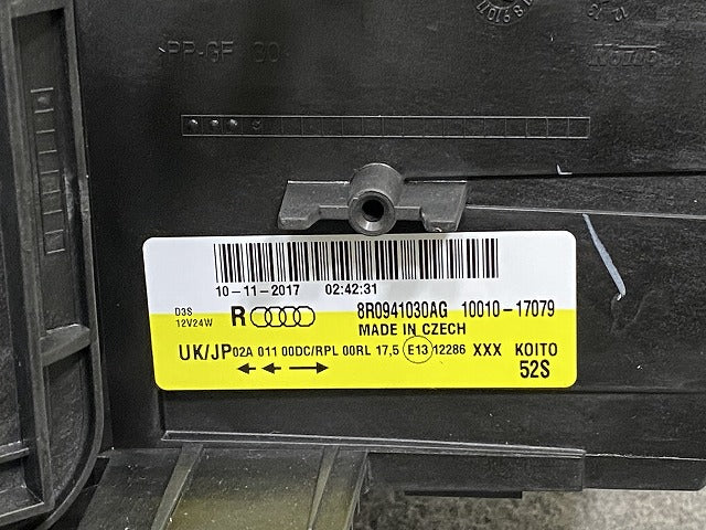 新品!Q5 8R系 2009-2012 純正 右 ヘッドライト/ランプ LED KOITO 10011-17075 8R0998030A アウディ(146951)