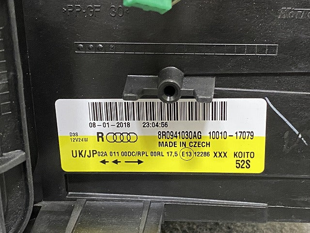 新品!Q5 8R系 2009-2012 純正 右 ヘッドライト/ランプ LED KOITO 10011-17075 8R0998030A アウディ(146954)