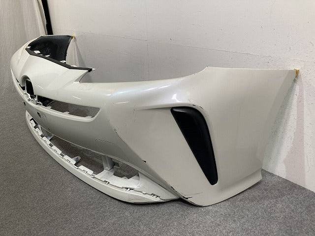 プリウス /ZVW50/ZVW51/ZVW55 純正 後期 前 フロント バンパー 52119-47978/47979/47980/47981 ホワイトパールクリスタルシャイン(146981)