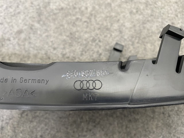 新品!A4 8E系 純正 左 フロント バンパー グリル 8E0 807 681 8E080768101C 素地 アウディ(147067)