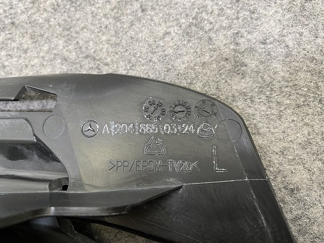 新品!Cクラス W204 純正 左 フロント フォグカバー A 204 885 03 24 A2048850324 グレー ソリッド メルセデスベンツ(147114)