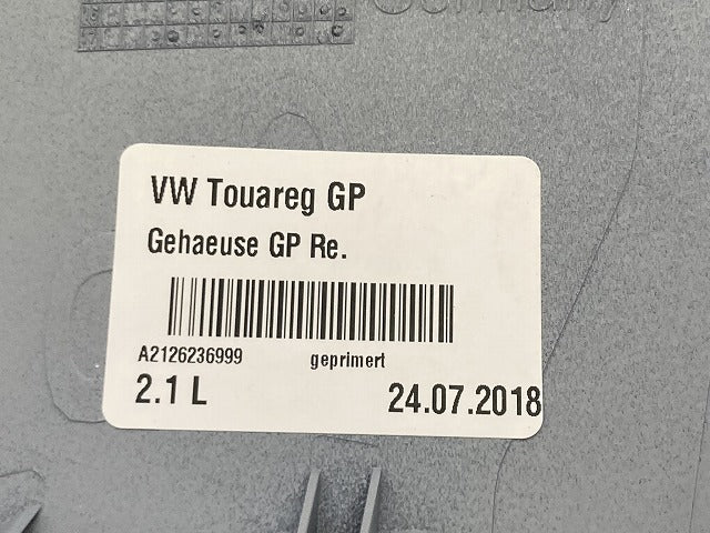 新品!トゥアレグ 7P 系/2015-2017 純正 右 ドアミラー カバー A2126438/A2126436 7P6857538BGRU サフ フォルクスワーゲン(147345)