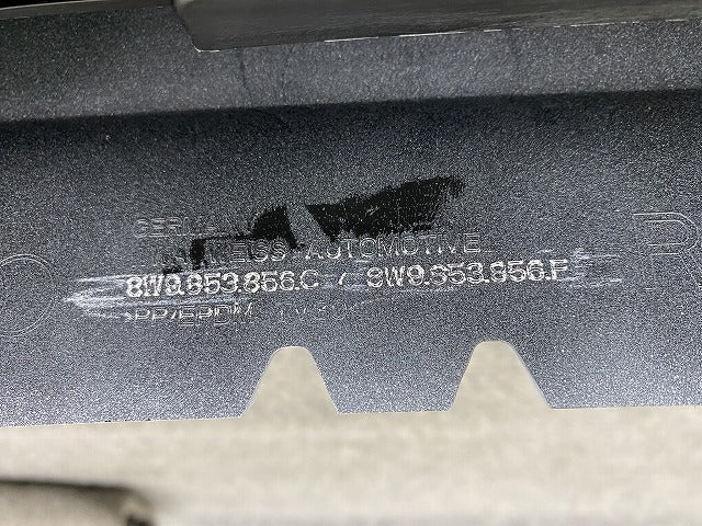 新品!A4(B9) 8W 系 純正 左 サイドステップ/サイドスカート 8W9.853.856.C/F 8W9853856FGRU サフ アウディ(147363)