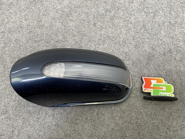 新品!Sクラス W220 純正 左 ドアミラー カバー ウインカー付 A220800164 00009189/01 643 A22081001649189 タンザナイトブルー 359(147371)