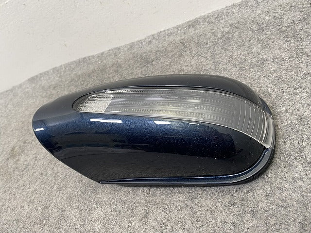 新品!Sクラス W220 純正 左 ドアミラー カバー ウインカー付 A220800164 00009189/01 643 A22081001649189 タンザナイトブルー 359(147372)