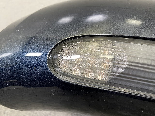 新品!Sクラス W220 純正 左 ドアミラー カバー ウインカー付 A220800164 00009189/01 643 A22081001649189 タンザナイトブルー 359(147372)