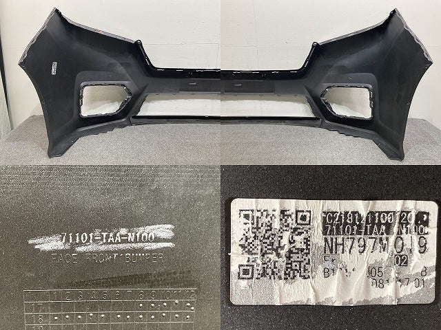 ステップワゴン スパーダ/RP3/RP4/RP5 純正 後期 フロント バンパー 71101-TAA-N100 モダンスティールメタリック NH797M ホンダ(147379)