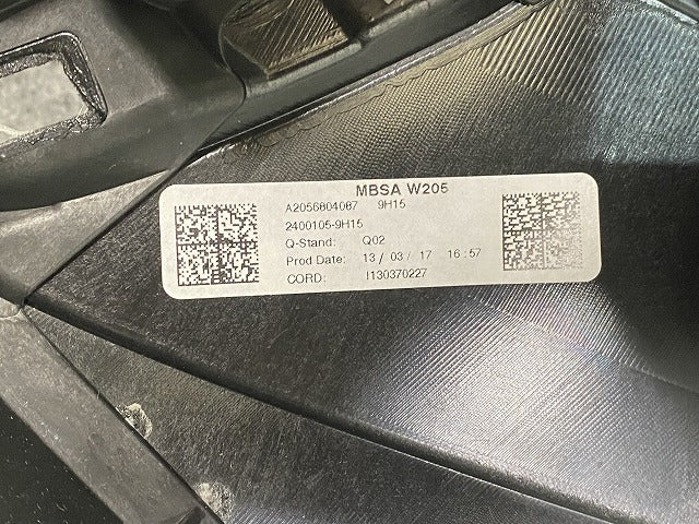 新品!Cクラス W205 純正  ダッシュボード A2056804087 A2056804087289H15 素地 メルセデスベンツ(147398)