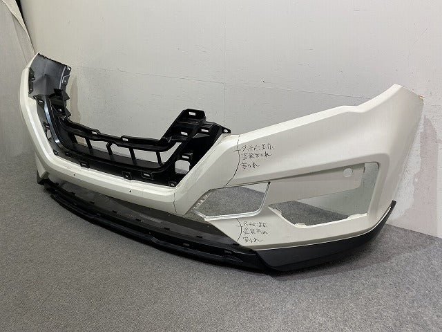 エクストレイル/X-TRAIL T32/NT32/HT32/HNT32 純正 後期 フロント バンパー 62022 6FR0H ブリリアントホワイトパール QAB 日産(147412)