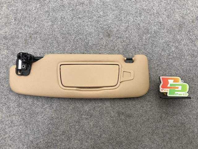 新品!911ポルシェ/PORSCHE 2012-2016 純正  サンバイザー 991.731.031.26 OE6 991731031260E6 ルクソールベージュ OE6 ポルシェ(147438)