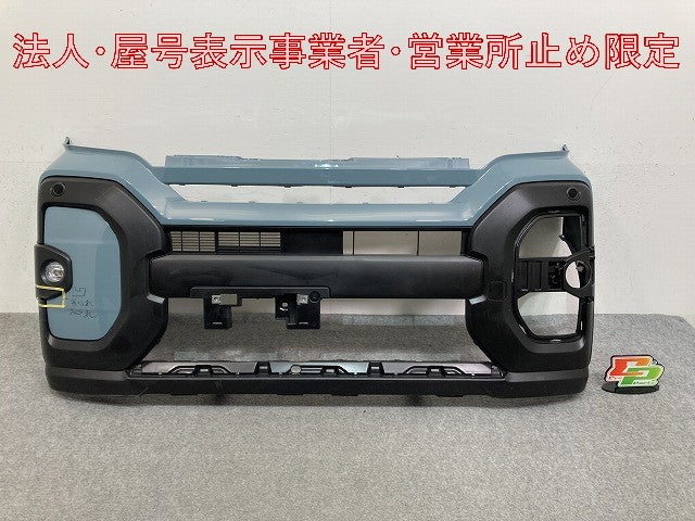 タント ファンクロス LA650S/LA660S 純正 フロント バンパー フォグ付 52119-B2G50 レイクブルーメタリック B87 ダイハツ(147458)