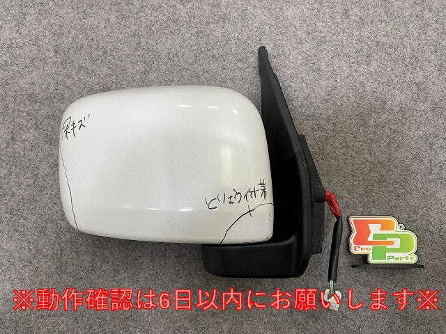 エブリィ DA17V/DA17W 純正 右 ドアミラー 5線 Murakami パールホワイト Z7T スズキ(147471)