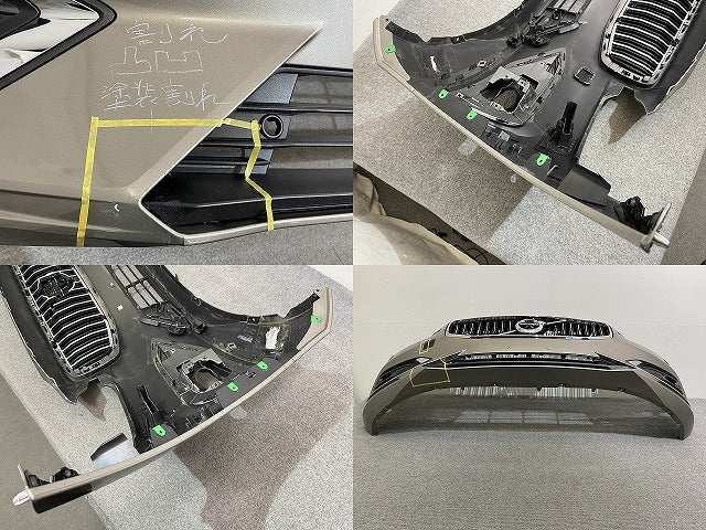 V60 ZB 純正 フロント バンパー 31690589 ペブルグレーメタリック 727 ボルボ(147481)