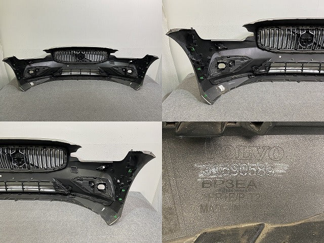 V60 ZB 純正 フロント バンパー 31690589 ペブルグレーメタリック 727 ボルボ(147481)