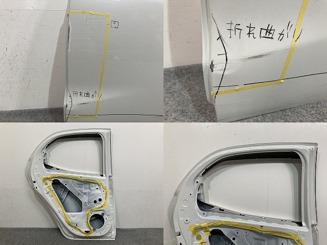 ヤリス KSP210/MXPA10/MXPA15/MXPH10/MXPH15 MXPH14/MXPH17 純正 左 リア ドア バイザー付 ホワイトパールクリスタルシャイン 070(147534)