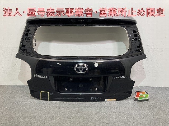 パッソ/ブーン M700A/M710A/M700S/M710S 純正 リアゲート/バックドア/リアハッチ 67500-B1080 ブラックマイカメタリック トヨタ(146101)