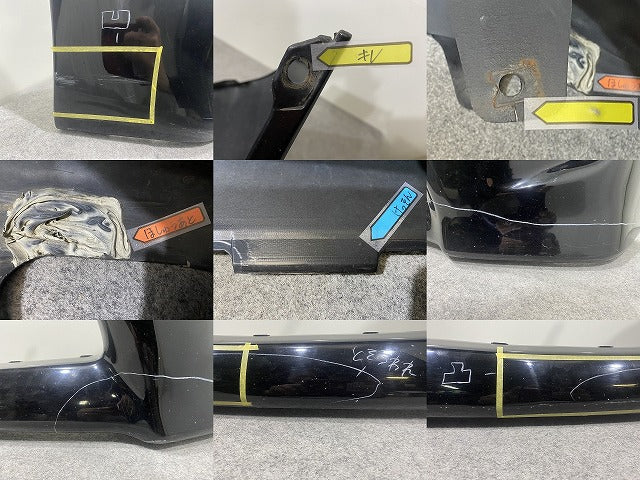 アルファード 20系/ANH20W/ANH25W/GGH20W/GGH25W 純正 前期 フロント バンパー 52119-58200/20 ブラック 202 トヨタ(147544)