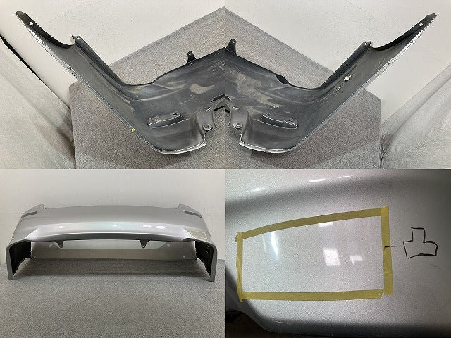 ウィッシュ 20系/ZGE20G/ZGE25G/ZGE20W/ZGE22W/ZGE25W 純正 リア バンパー 52159-68080 シルバーメタリック 1F7 トヨタ(147548)