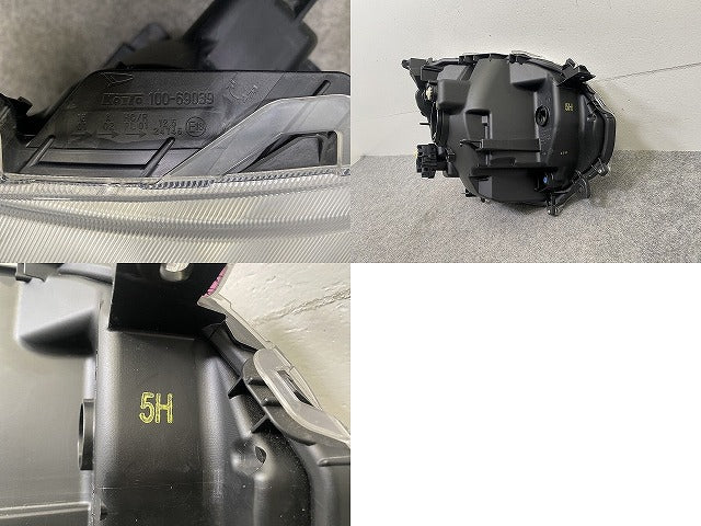 ムーヴ キャンバス/キャンパス LA800S/LA810S 純正 左 ヘッドライト/ランプ ハロゲン レベライザー 刻印5H KOITO 100-69039(147558)