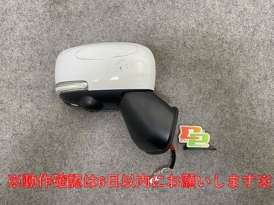 ワゴンR スマイル MX81S/MX91S 純正 右 ドアミラー 11線 ウインカー付 Murakami 045875/24427 ピュアホワイトパール ZVR スズキ(147559)