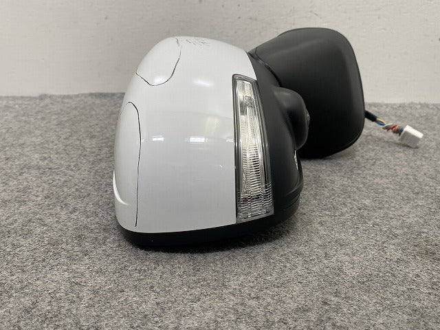 ワゴンR スマイル MX81S/MX91S 純正 右 ドアミラー 11線 ウインカー付 Murakami 045875/24427 ピュアホワイトパール ZVR スズキ(147559)