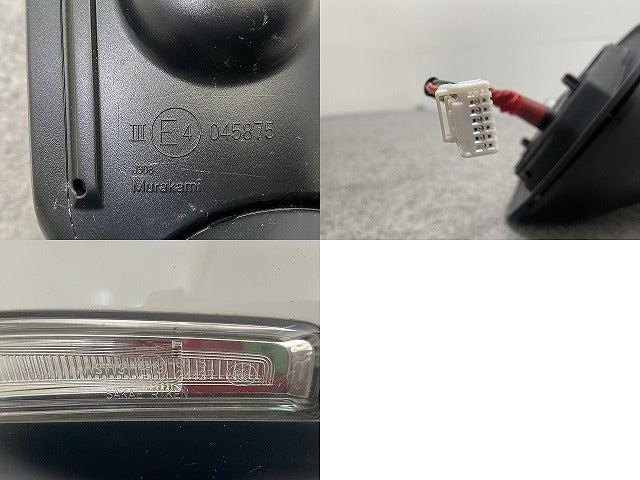 ワゴンR スマイル MX81S/MX91S 純正 右 ドアミラー 11線 ウインカー付 Murakami 045875/24427 ピュアホワイトパール ZVR スズキ(147559)