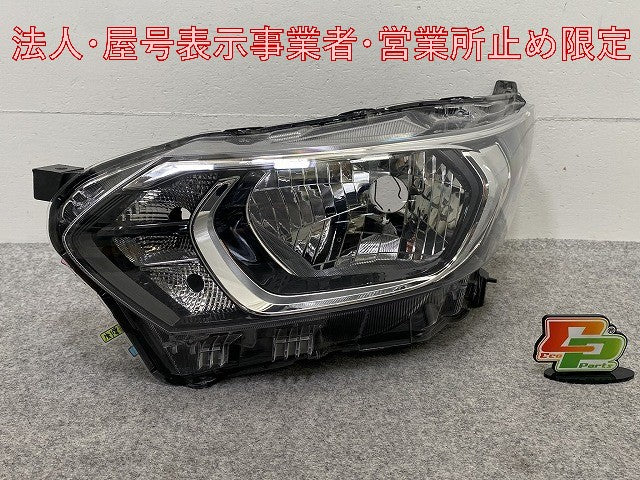 ジャンク!ルークス B44A/B47A 純正 左 ヘッドライト/ランプ ハロゲン レベライザー 刻印S KOITO 100-23778 日産(147560)