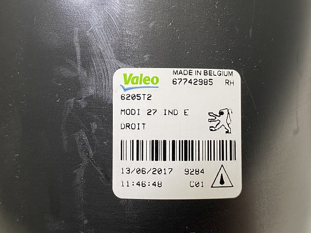 新品!206 プジョー/PEUGEOT 純正 右 フォグランプ/フォグライト ハロゲン VALEO 6205T2 6205.T2 プジョー(147566)