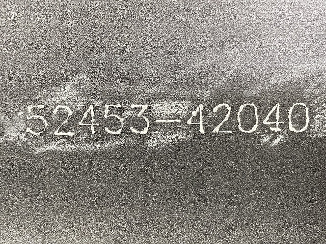 RAV4 ラブ4 MXAA52/MXAA54/AXAH52/AXAH54 純正 リア バンパー ガーニッシュ 52453-42040 52453-WY020 シルバー メタリック トヨタ(147580)