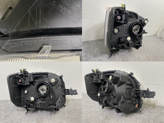 ムーヴ キャンバス/キャンパス LA850S/LA860S 純正 左 ヘッドライト/ランプ ハロゲン レベライザー 刻印NL KOITO 100-6908C(147596)
