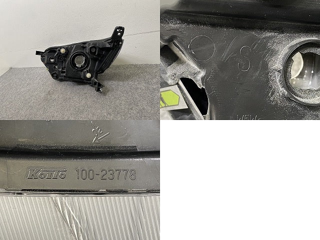 ジャンク!ルークス B44A/B45A/B47A/B48A 純正 前期 右 ヘッドライト/ランプ ハロゲン レベライザー 刻印S KOITO 100-23778 日産(147599)
