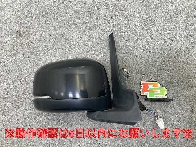 N-BOX/NBOX Nボックス JF3/JF4 純正 右 ドアミラー 7線 ウインカー付 M74/KT25 A クリスタルブラックパール NH731P ホンダ(147663)