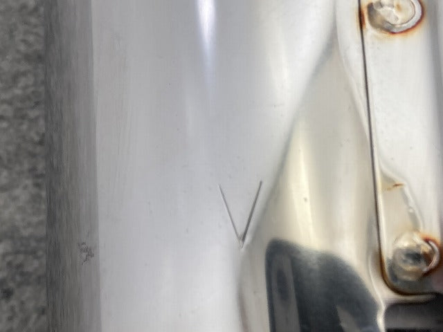 新車取り外し!ハリアー 80系/MXUA80/MXUA85 ハイブリッド/AXUH80/AXUH85 PHEV/AXUP85 純正  マフラーカッター メッキ トヨタ(147673)
