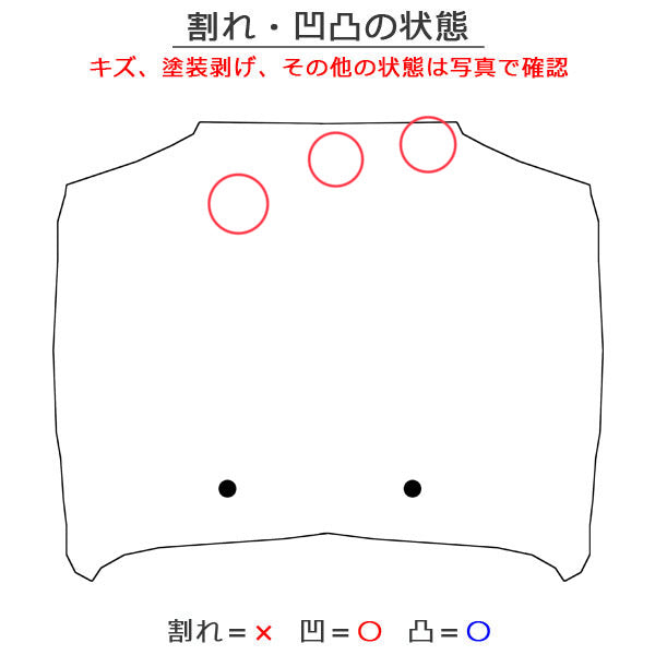 シエンタ 170系/NSP170G/NCP175G ハイブリッド/NHP170G 純正 ボンネット/エンジンフード 未塗装 トヨタ(147785)