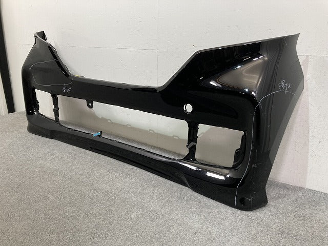 N-BOX/NBOX Nボックス カスタム/JF3/JF4 純正 前期 フロント バンパー 71101-TTA-J000 クリスタルブラックパール NH731P ホンダ(147831)