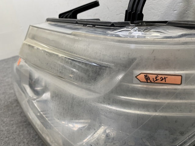 ステップワゴン スパーダ/RK5/RK6 純正 左 ヘッドライト/ランプ キセノン HID AFS無 レベライザー 刻印J2 100-62075 33101-SZW-J21(147868)