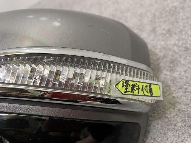 フーガ ハイブリッド Y51/HY51 純正 左 ドアミラー 17線 ウインカーカメラ付 シルバー メタリック 日産(147889)
