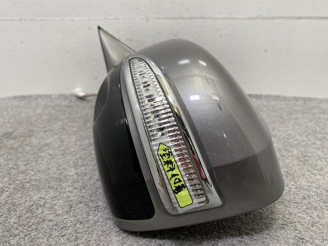 フーガ ハイブリッド Y51/HY51 純正 左 ドアミラー 17線 ウインカーカメラ付 シルバー メタリック 日産(147889)