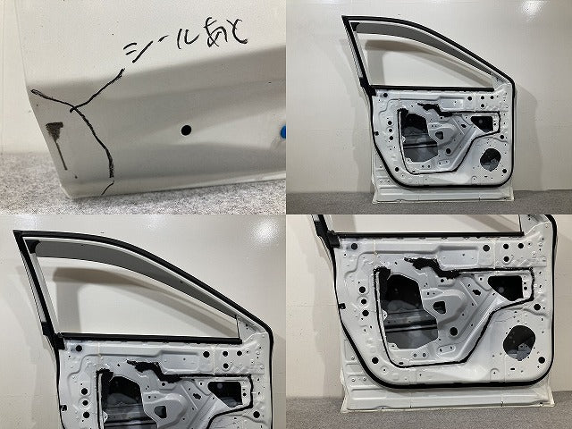エクストレイル/X-TRAIL T33/SNT33 純正 左 フロント ドア バイザー付 ブリリアントホワイトパール QAB 日産(147892)