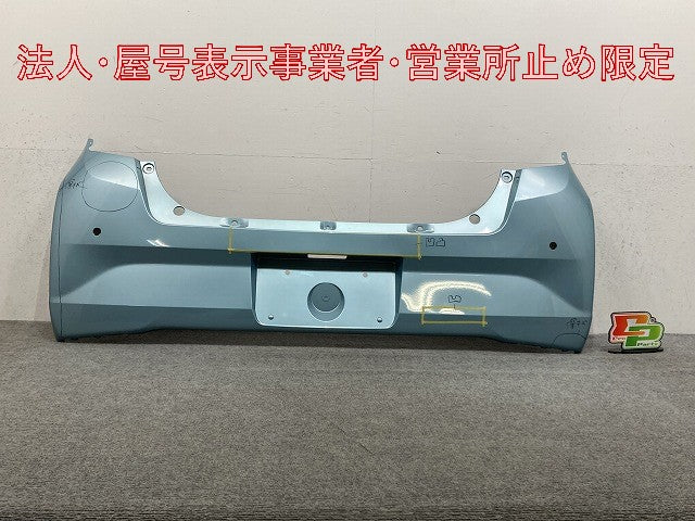 ミライース LA350S/LA360S 純正 リア バンパー 52159-B2B10/20 スカイブルーメタリック B83 ダイハツ(147899)